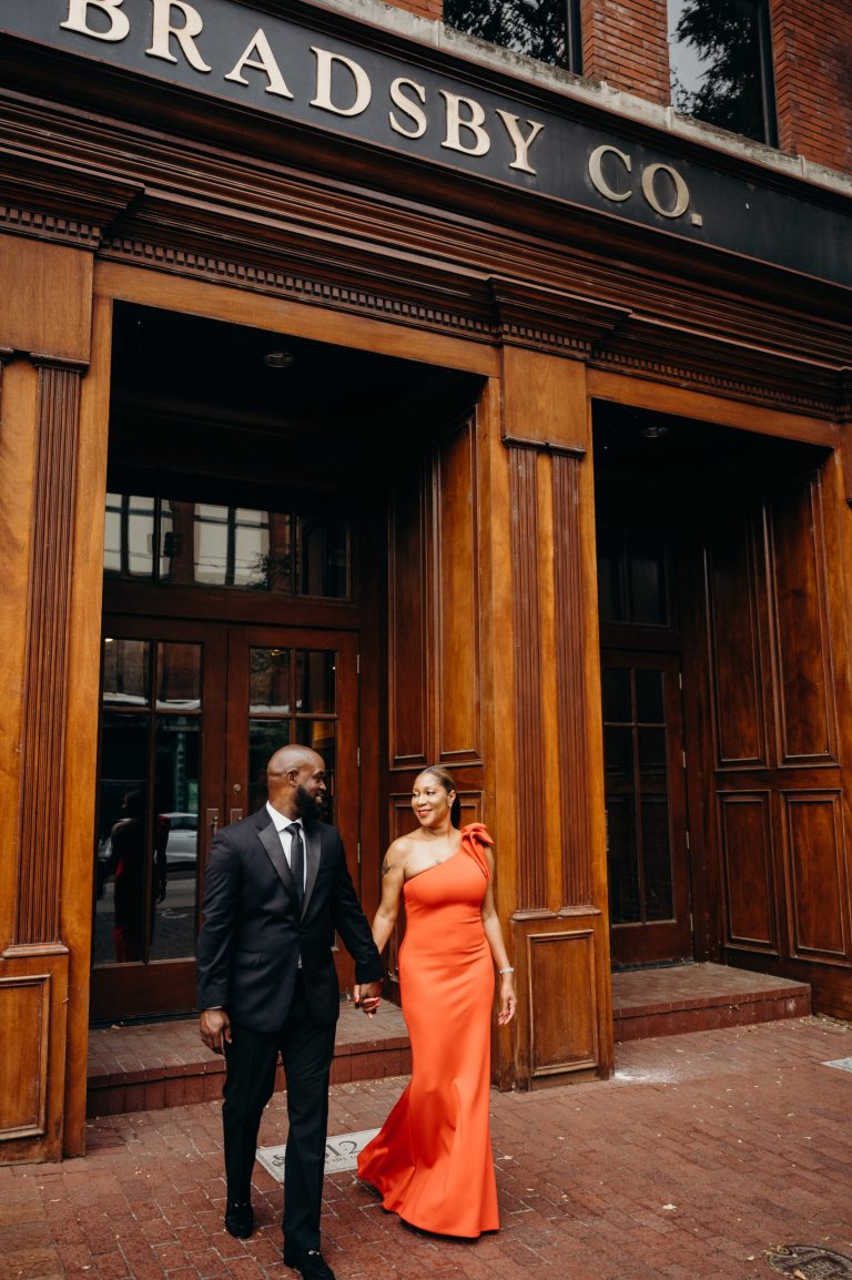 downtown Louisville engagement